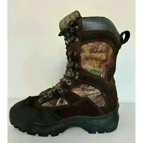 Cabela’s Camouflage Dry Plus Waterproof Boots thinsulate ultra Men’s size 8D - Picture 6 of 9